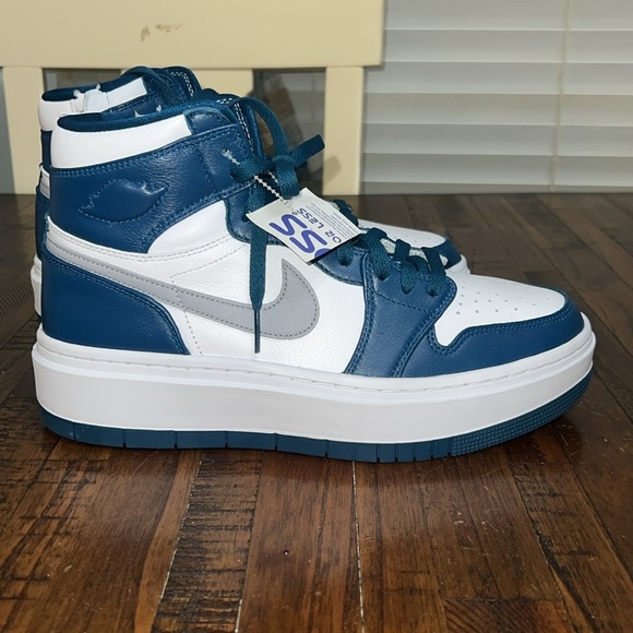 Nike Air Jordan 1 Elevate high sneakers in gray and blue sz 11 New with tags - Picture 6 of 16